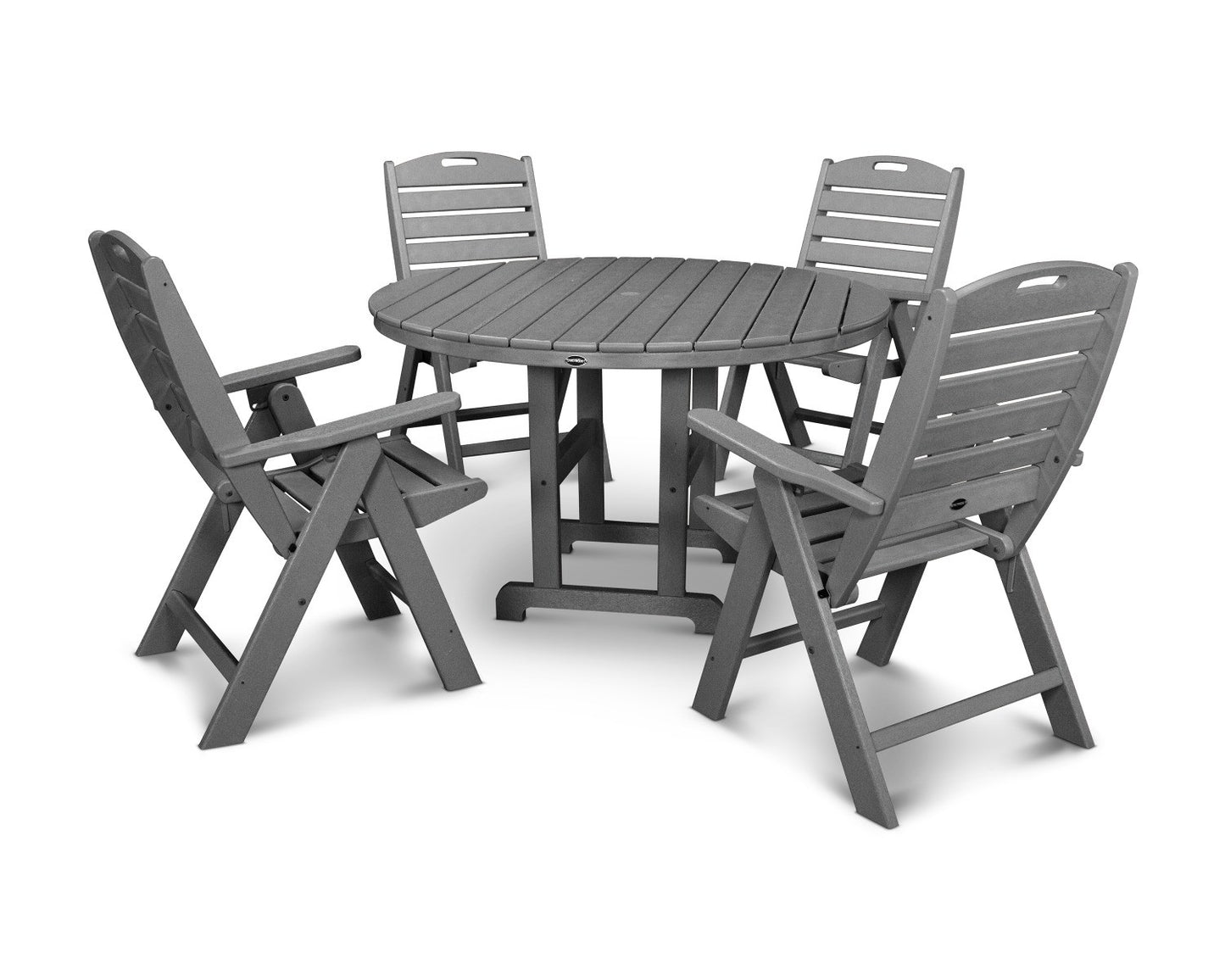 POLYWOOD Nautical 3-Piece Adirondack Set