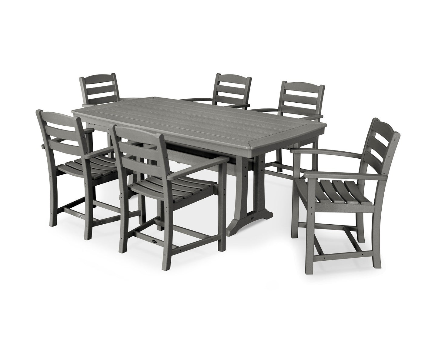 POLYWOOD 7 Piece La Casa Arm Chair Dining Set