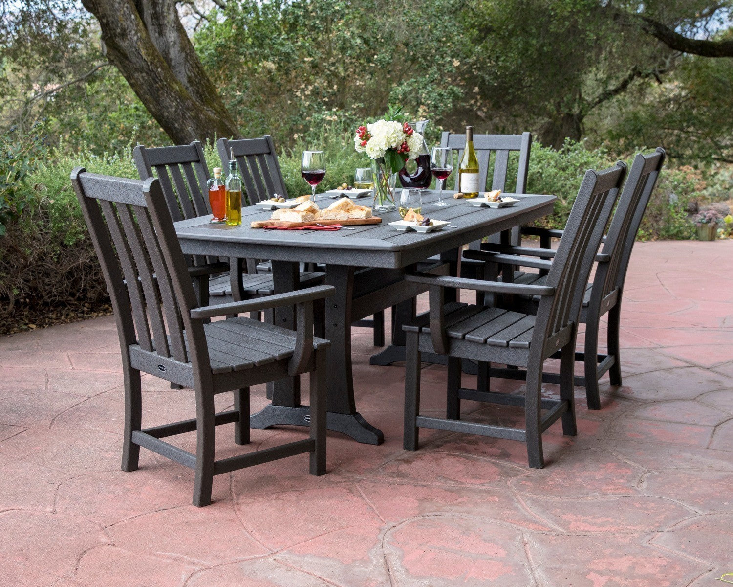 POLYWOOD Vineyard 7-Piece Dining Set – All Backyard Fun