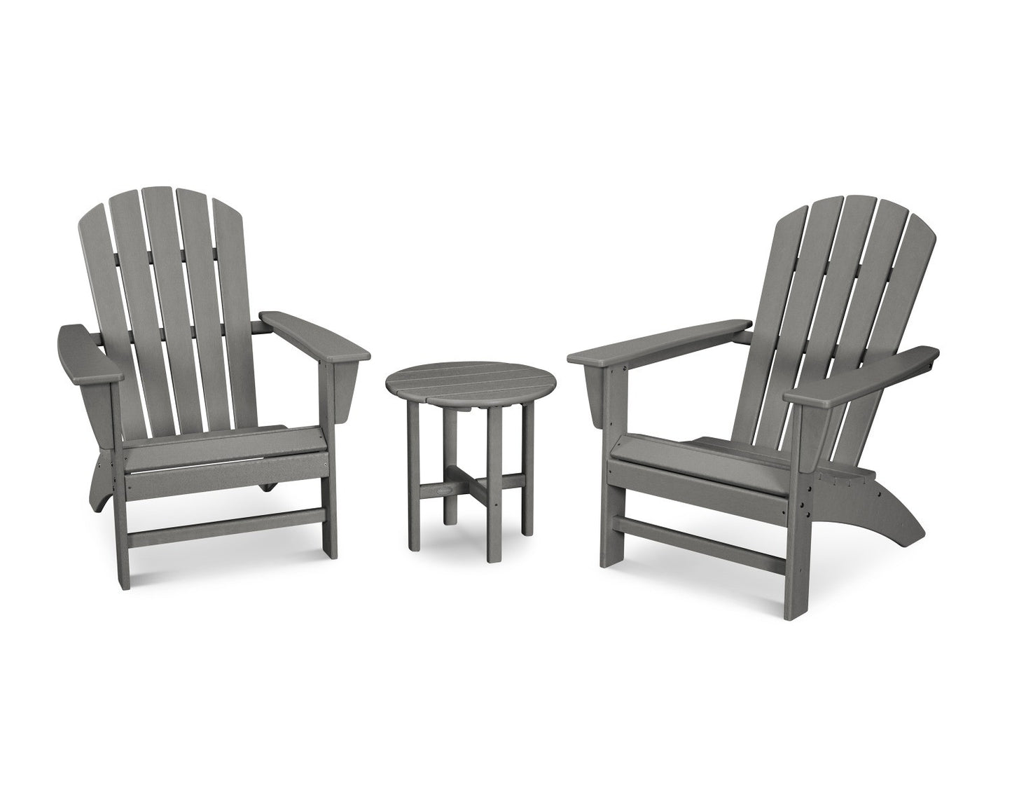 POLYWOOD Nautical 3-Piece Adirondack Set