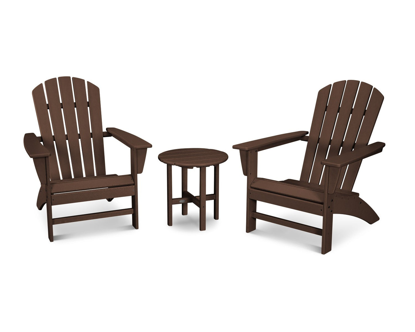 POLYWOOD Nautical 3-Piece Adirondack Set