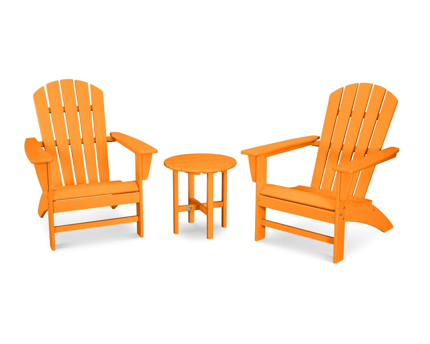 POLYWOOD Nautical 3-Piece Adirondack Set