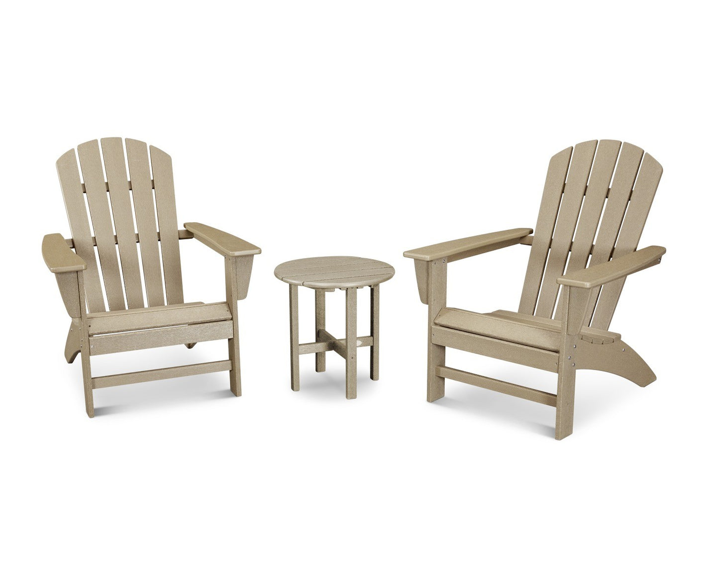 POLYWOOD Nautical 3-Piece Adirondack Set