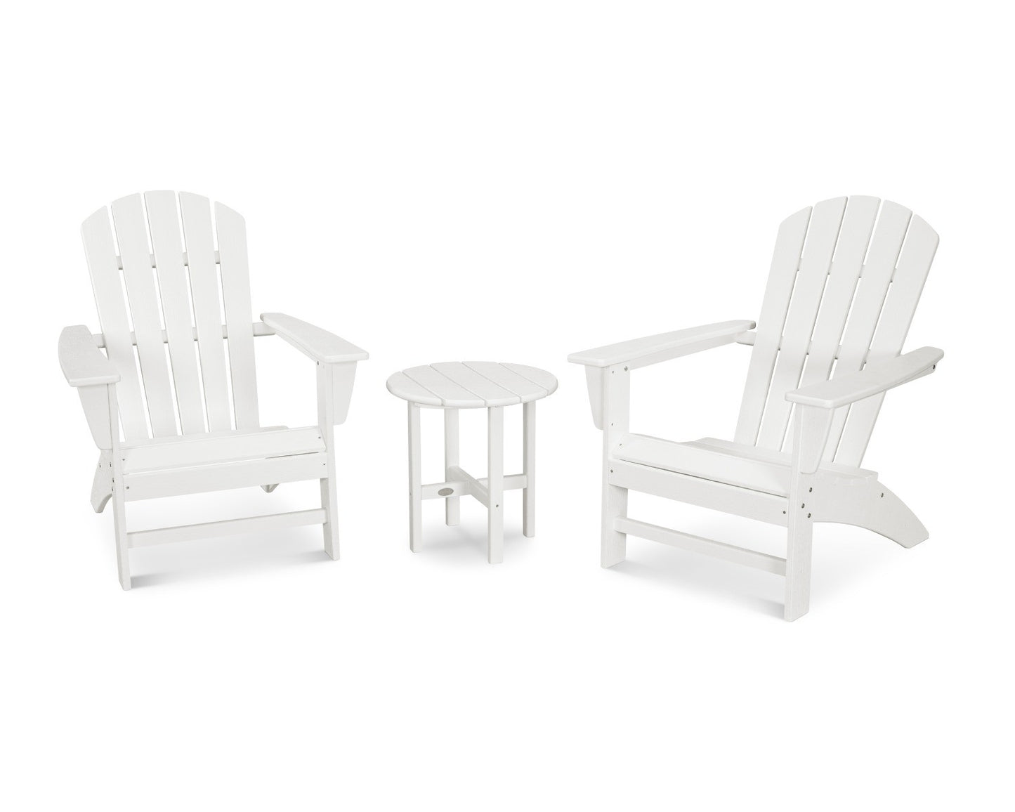 POLYWOOD Nautical 3-Piece Adirondack Set