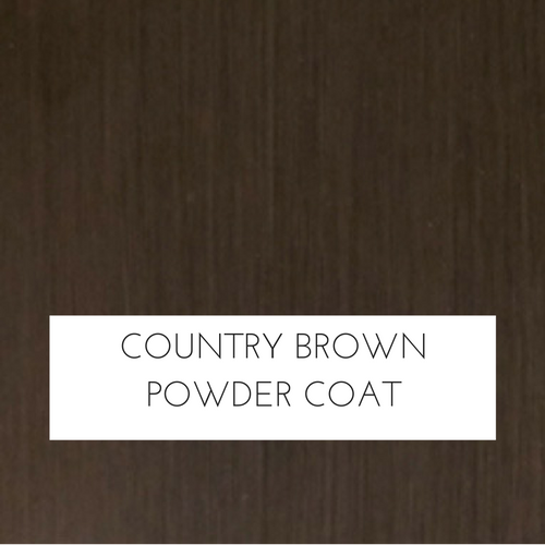 Country Brown Powder Coat Frame