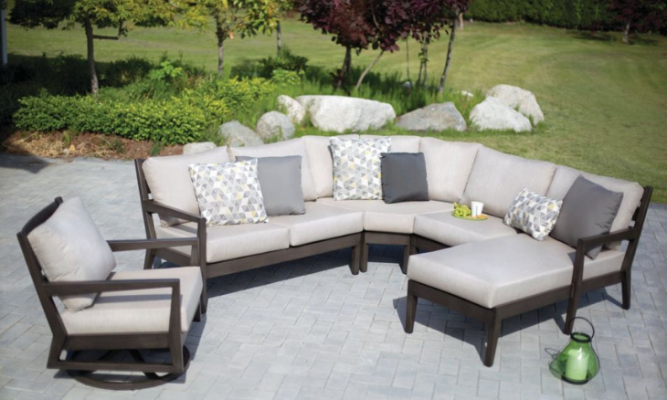 Lucia Swivel Rocker by Ratana