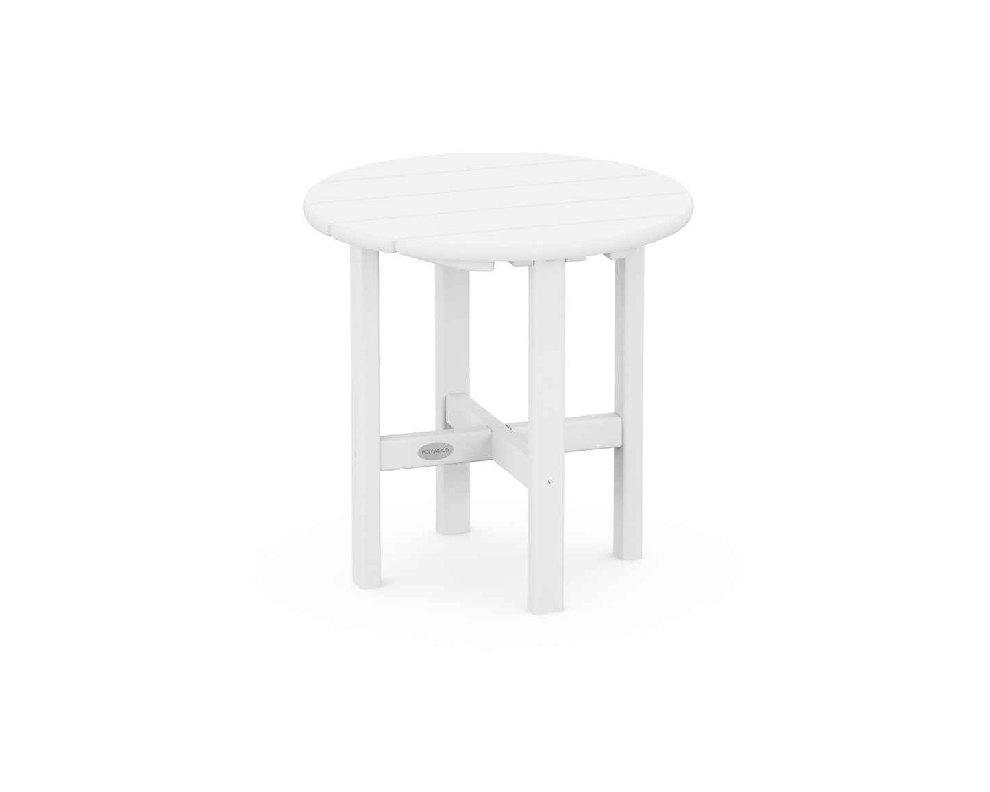 POLYWOOD 18" Round Side Table