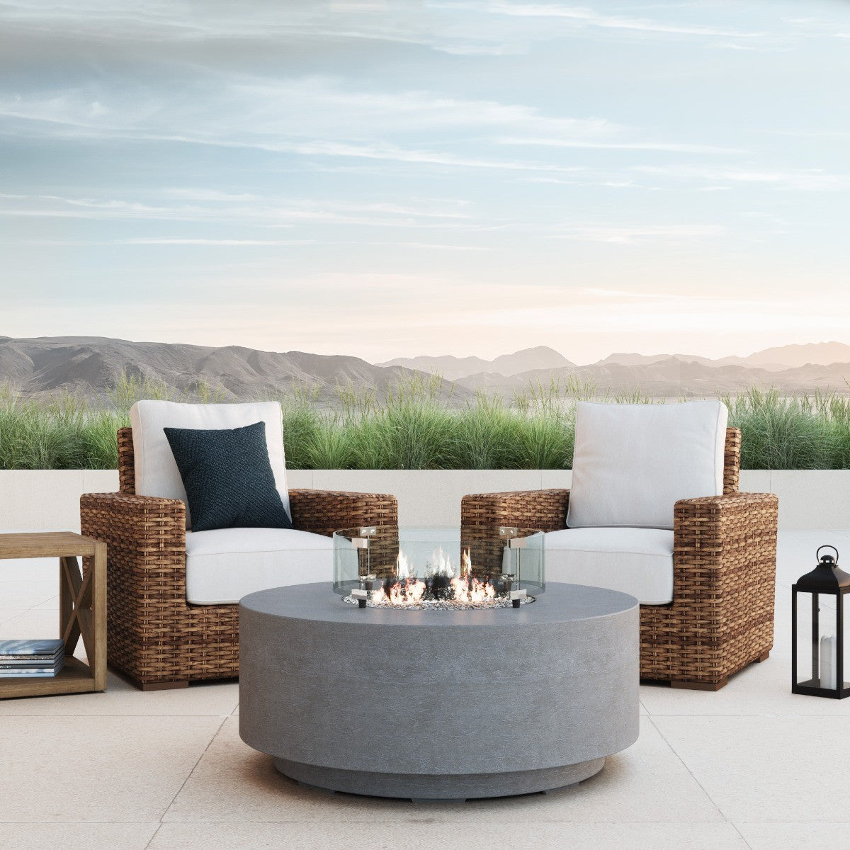 Sunset West Havana Swivel Club Rocker