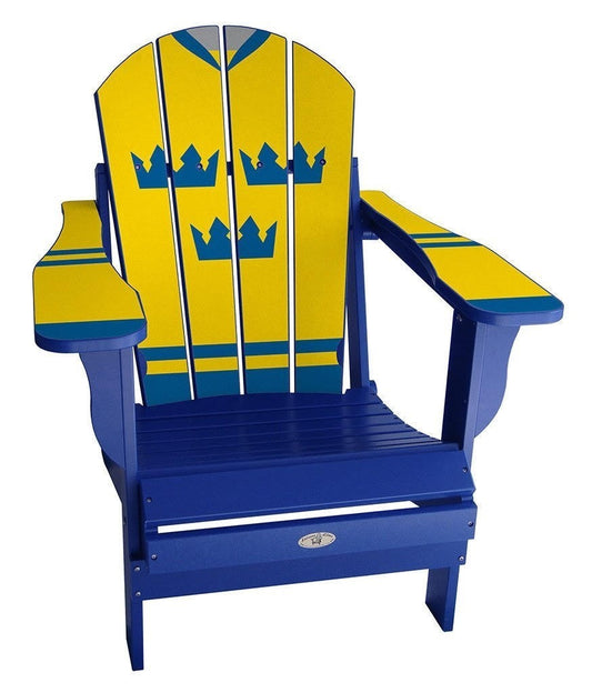 Sweden Flag Adirondack