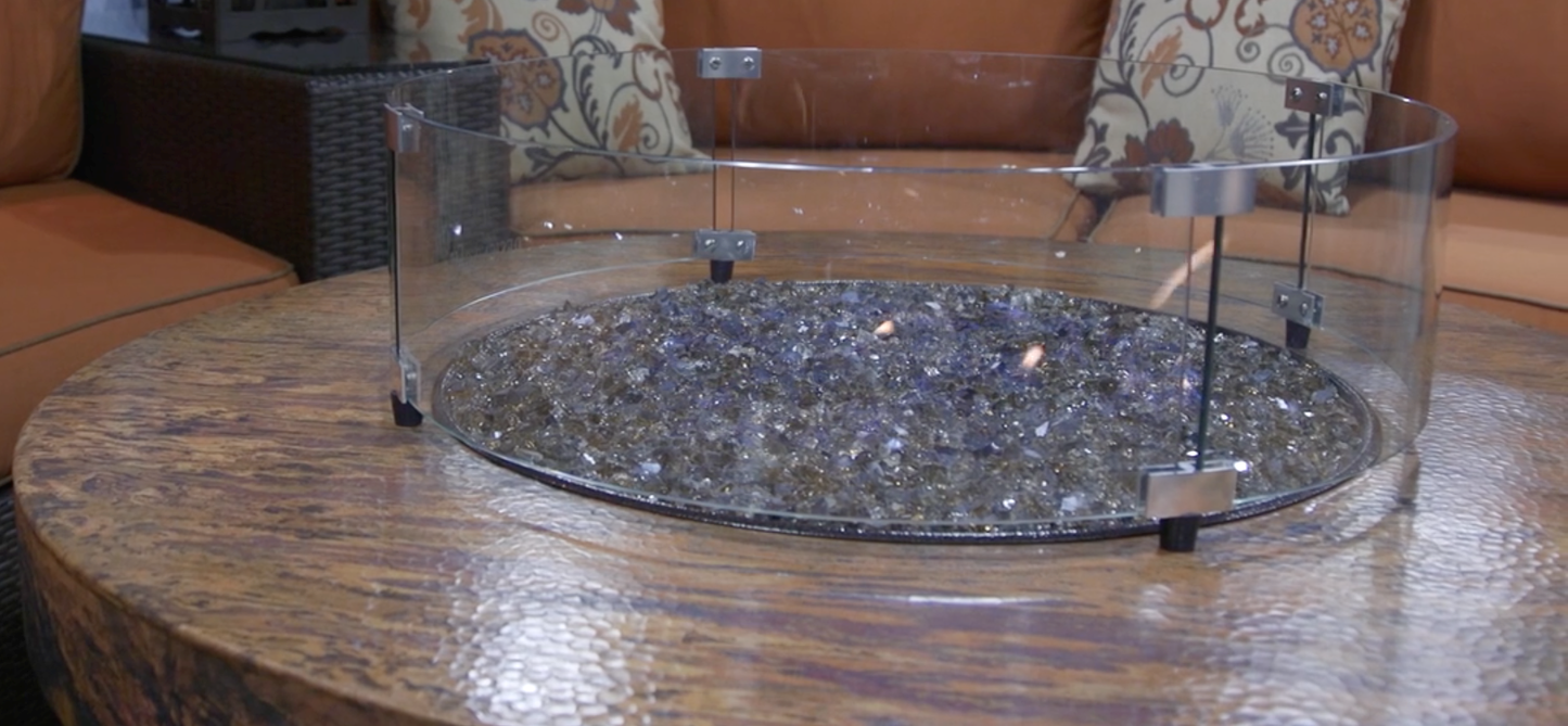 Close up of wind guard