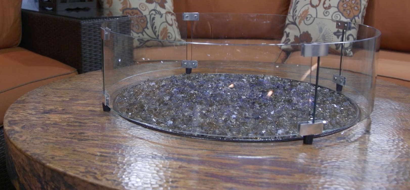 Close up of wind guard