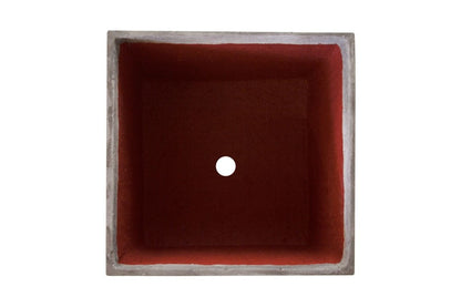 Outdoor planter top view
