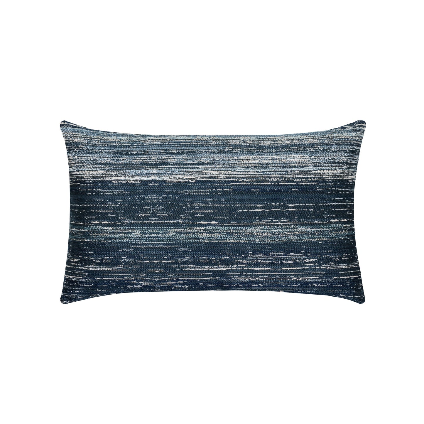Elaine Smith Textured Indigo Outdoor Pillow 12" x 20"
