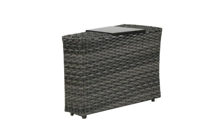 Portofino Wedge Table w/ Aluminum Tray