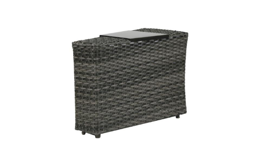 Portofino Wedge Table w/ Aluminum Tray