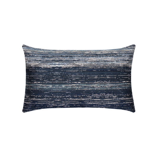 Elaine Smith Outdoor Textured Indigo Lumbar
