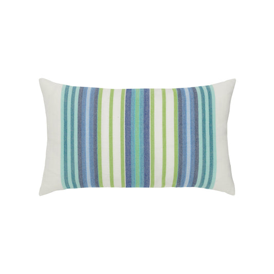 Elaine Smith Summer Stripe Outdoor Pillow 12" x 20"