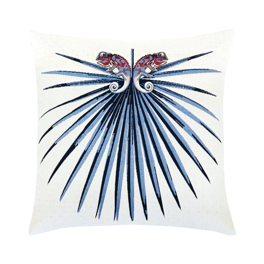 Elaine Smith Chameleon Capri Outdoor Pillow 22" x 22"