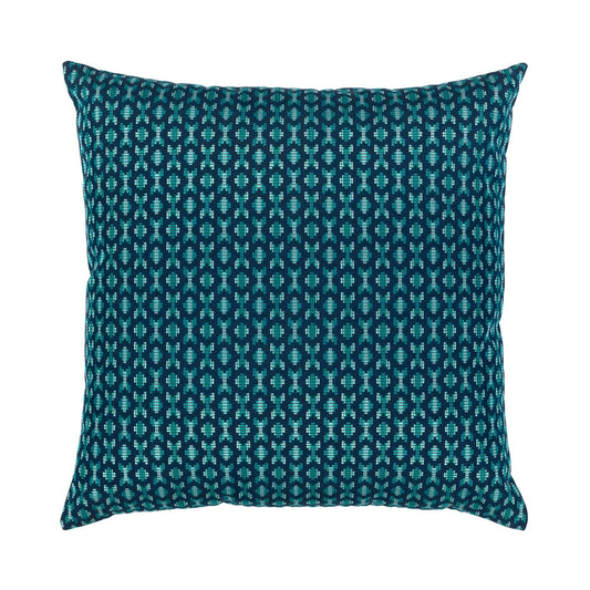 Elaine Smith Alcazar Peacock Outdoor Pillow 22" x 22"