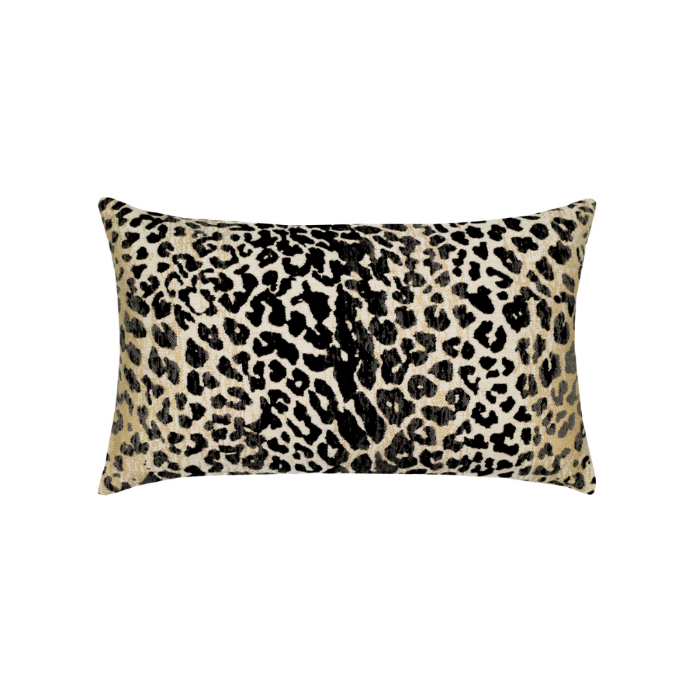 Elaine Smith Outdoor Wild One Onyx Lumbar Pillow