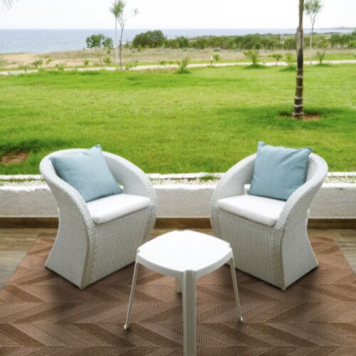 Santorini Sisal Para Patch Indoor/Outdoor Rug