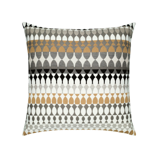 Elaine Smith Modern Oval Dune Outdoor Pillow 20" x 20"