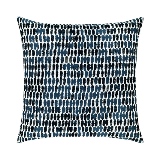 Elaine Smith Thumbprint Indigo* Outdoor Pillow 22" x 22"