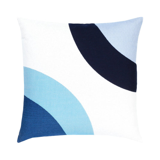 Elaine Smith Encircle Wave Outdoor Pillow 22" x 22"