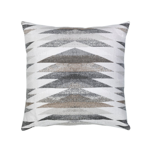 Elaine Smith Symmetry Grigio Outdoor Pillow 20" x 20"