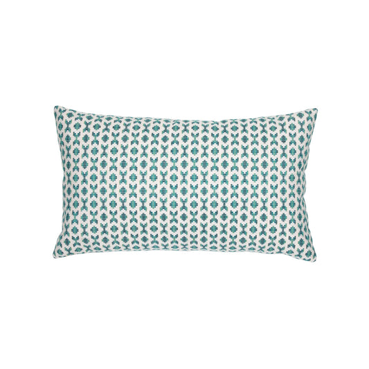 Elaine Smith Alcazar Sea Green Outdoor Pillow 12" x 20"