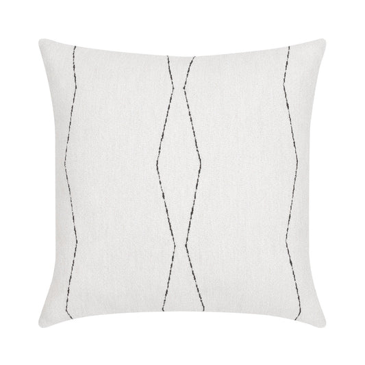 Elaine Smith Oblique Ebony* Outdoor Pillow 22" x 22"