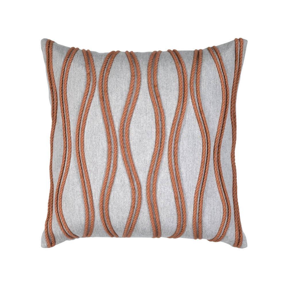 Elaine Smith Ripple Lumbar Outdoor Pillow - Thumbnail 3