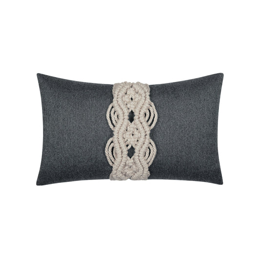 Elaine Smith Palomar Flax Outdoor Pillow 12" x 20"