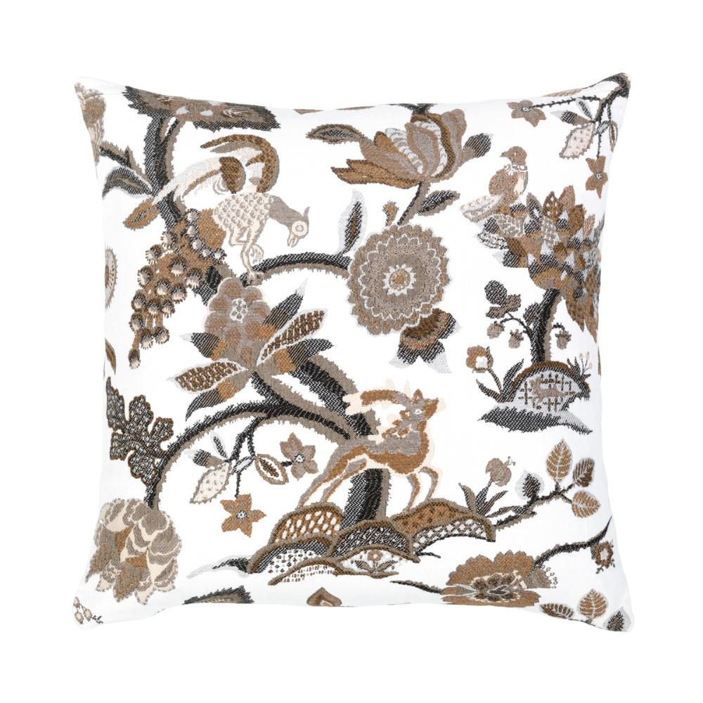 Elaine Smith Outdoor Folk Art Luster Pillow