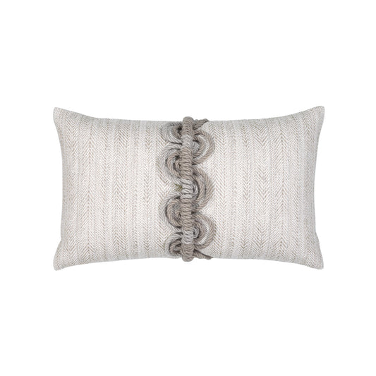 Elaine Smith Dressage Pebble Outdoor Pillow 12" x 20"