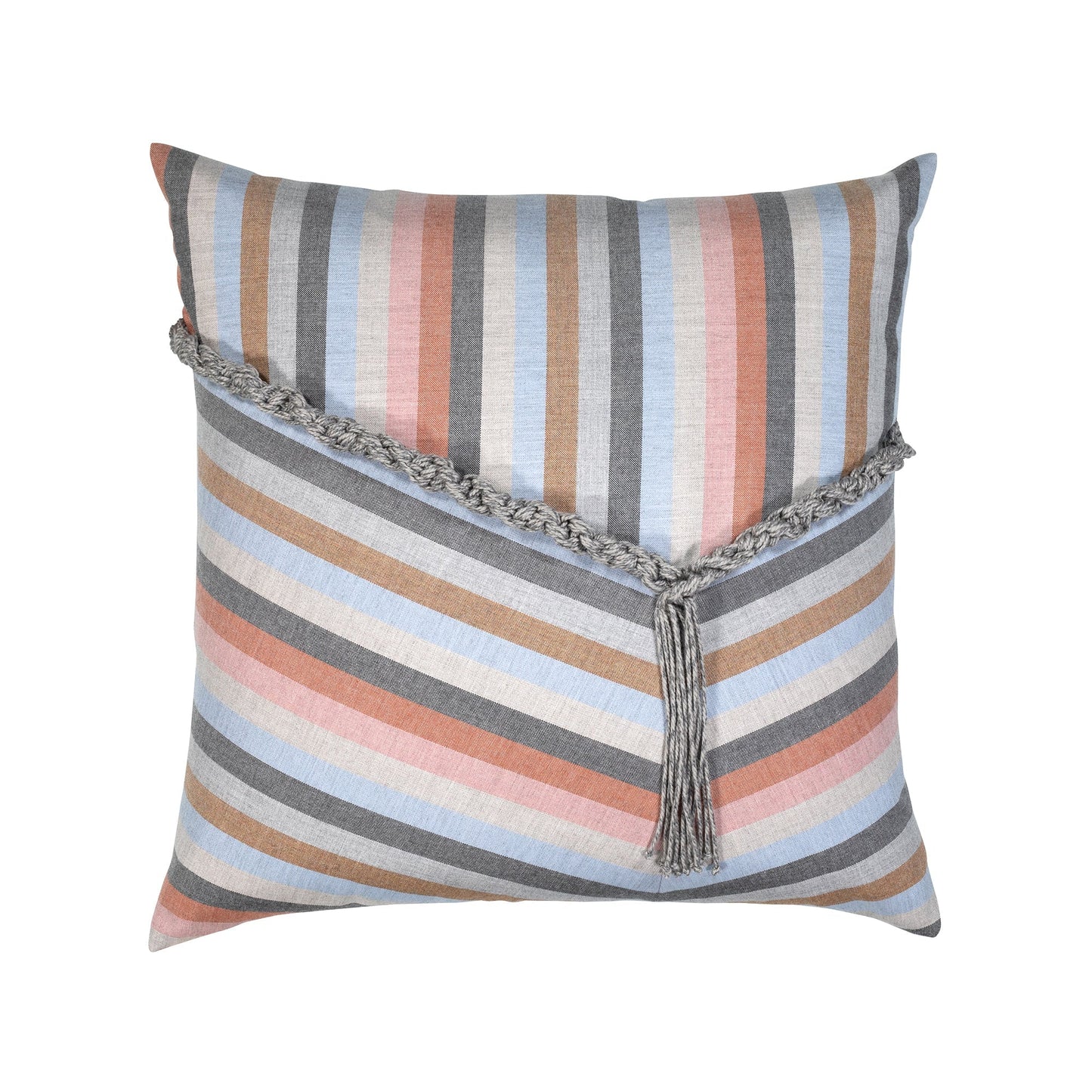 Elaine Smith Corsica Smoke Outdoor Pillow 20" x 20"