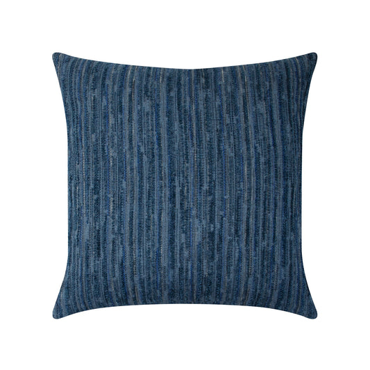 Elaine Smith Luxe Stripe Indigo Outdoor Pillow 20" x 20"