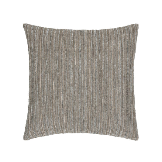 Elaine Smith Luxe Stripe Pewter Outdoor Pillow 20" x 20"