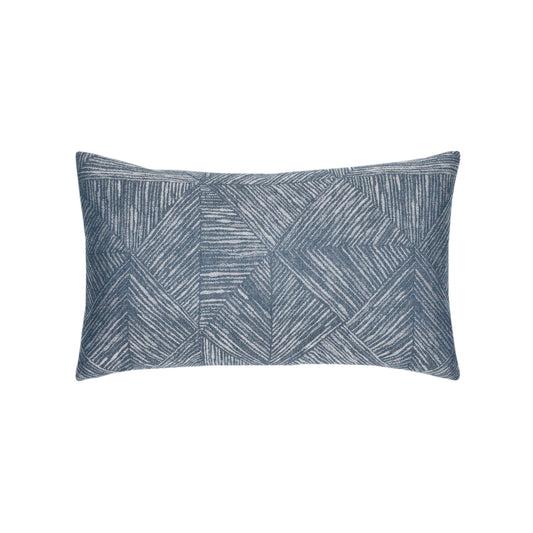 Elaine Smith Reimagine Denim Outdoor Pillow 12" x 20"