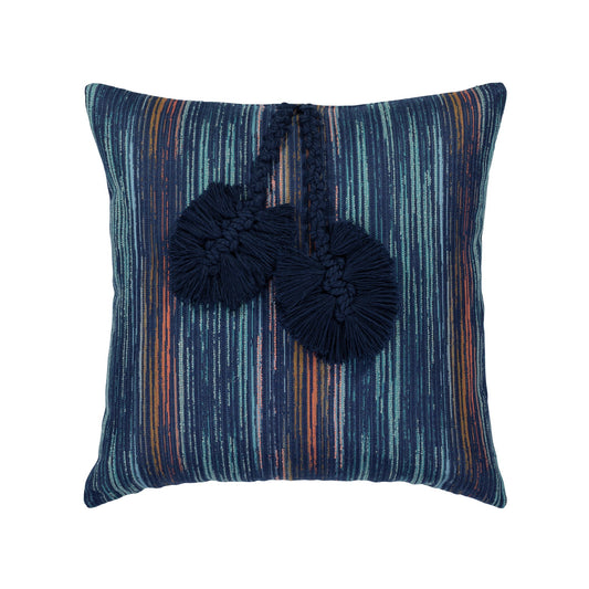 Elaine Smith Ingenuity Indigo Outdoor Pillow 20" x 20"