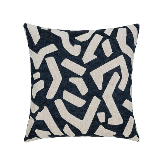 Elaine Smith Fascination Indigo Outdoor Pillow 20" x 20"