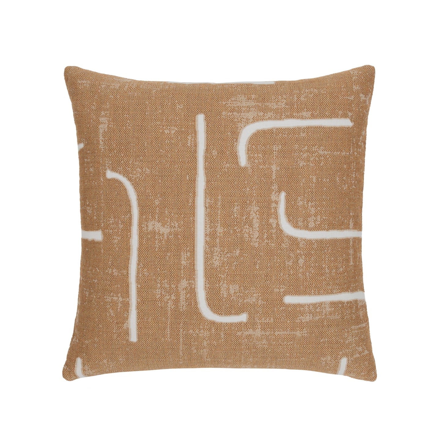 Elaine Smith Instinct Caramel Outdoor Pillow 20" x 20"