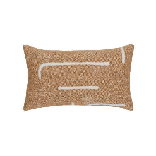 Elaine Smith Instinct Caramel Outdoor Pillow 12" x 20"