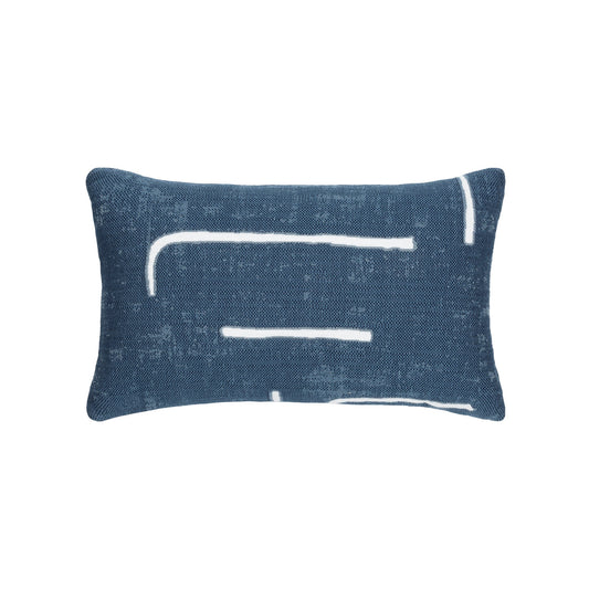Elaine Smith Instinct Denim Outdoor Pillow 12" x 20"