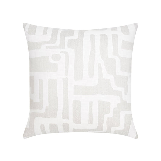 Elaine Smith Noble Alabaster Outdoor Pillow 20" x 20"