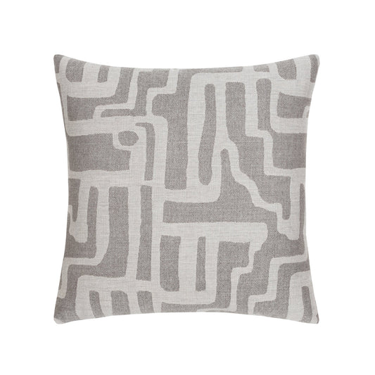 Elaine Smith Noble Pewter Outdoor Pillow 20" x 20"