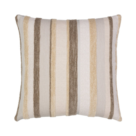 Elaine Smith Luxe Channel Latte Outdoor Pillow 22" x 22"