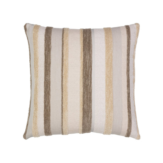 Elaine Smith Luxe Channel Latte Outdoor Pillow 20" x 20"