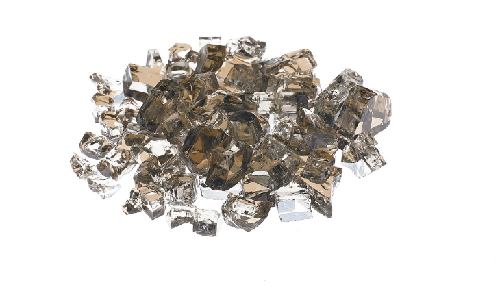 Prism Pebble Oval Concrete Fire Pit