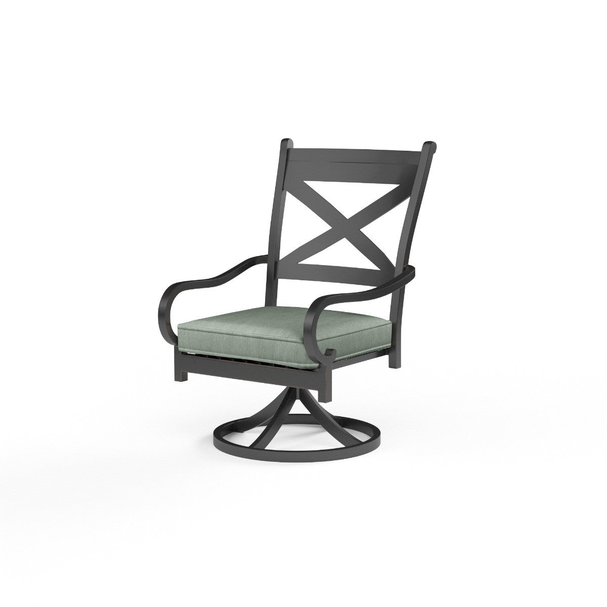 Sunset West Monterey Swivel Rocking Dining Chair
